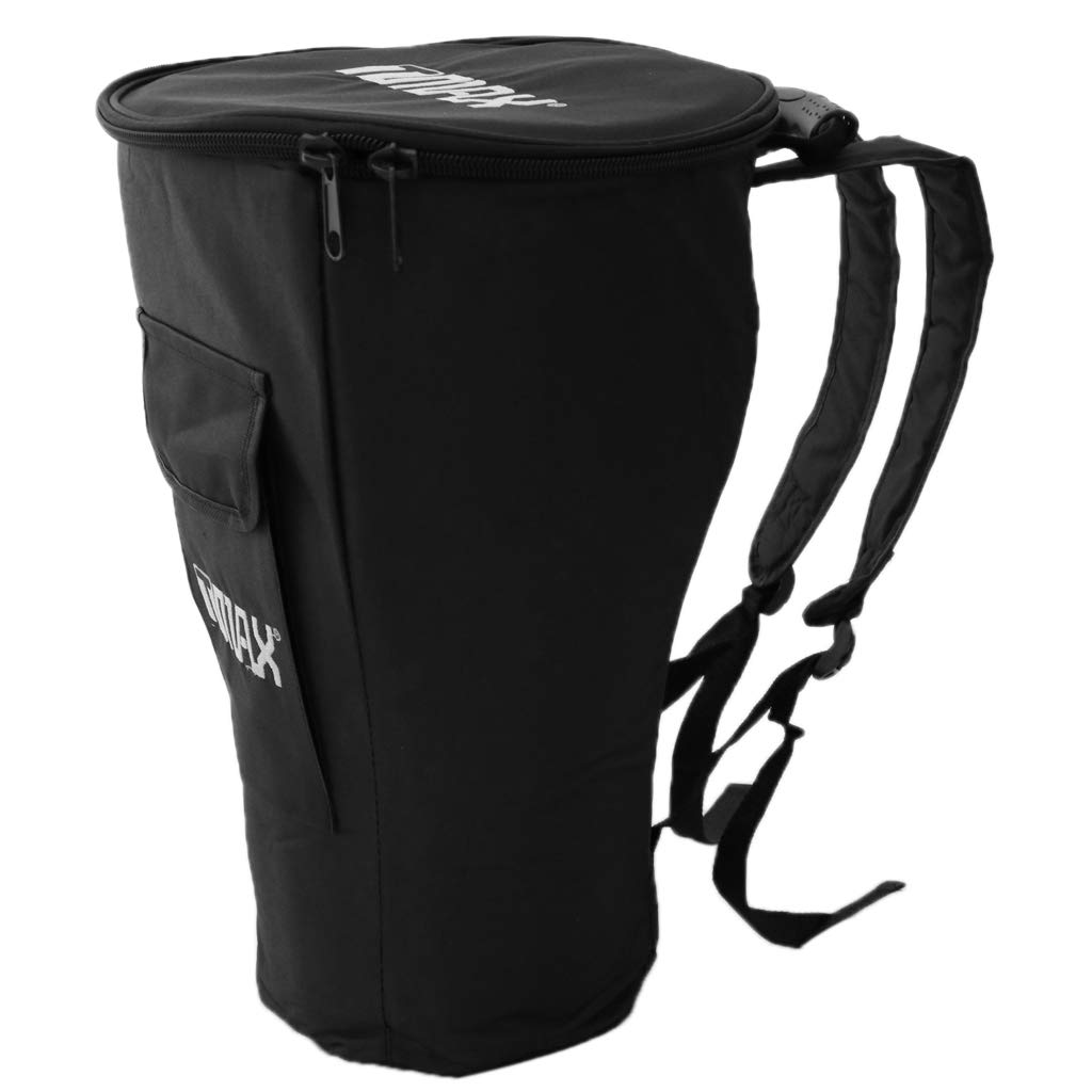Gazechimp Portable 10/12 Inch Padded Drum Bag Backpack with Shoulder Strap - Lightweight Protective Case for Snare Drums, Toms & Percussion Gear (10 Inch, Black) - Perfect for Gigging Musicians, Band Practice & Travel