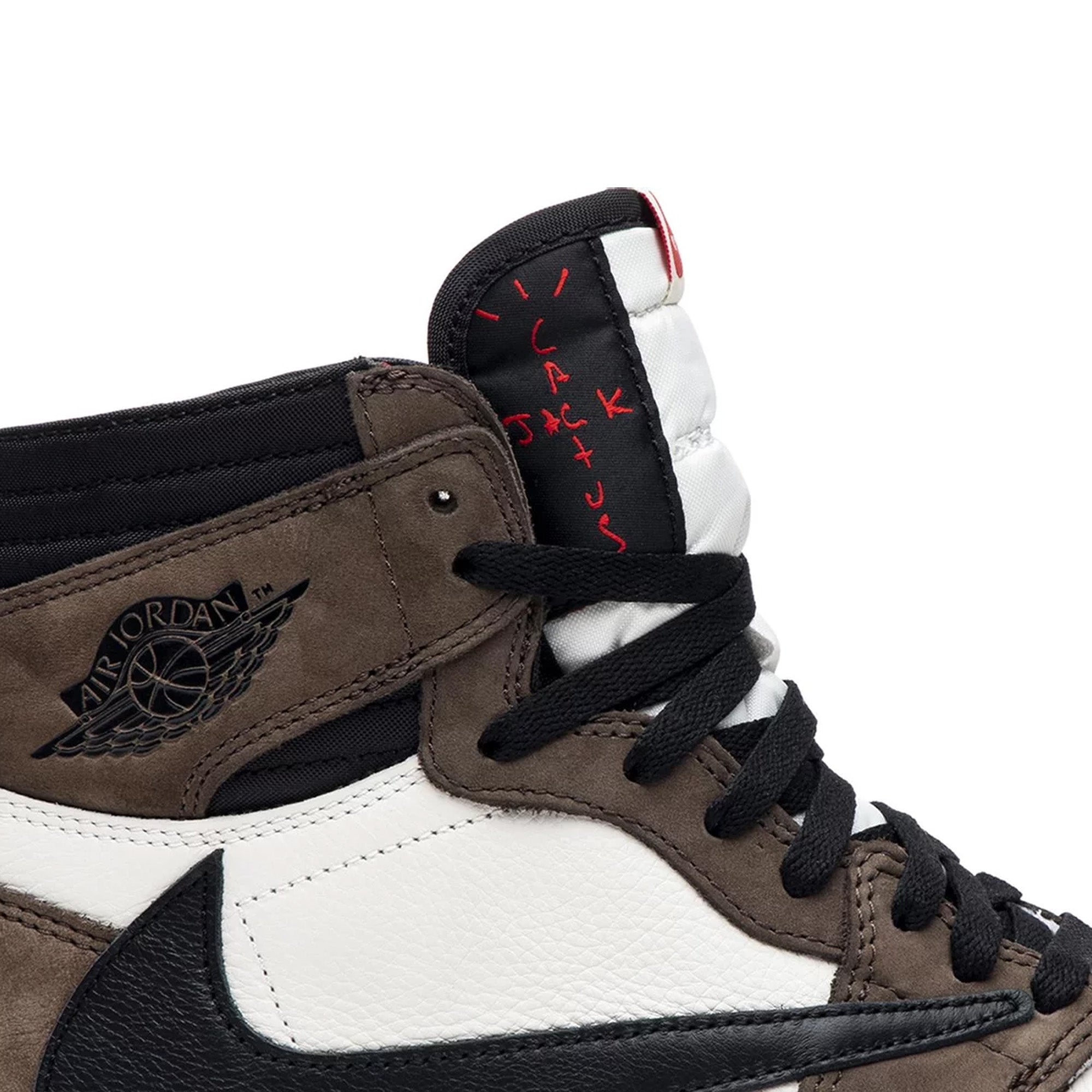 Air Jordan 1 x Travis Scott 'Mocha' Sneakers - New Retro High OG Men's Basketball Shoes - Perfect for Streetwear, Sneaker Collection & Casual Outfits