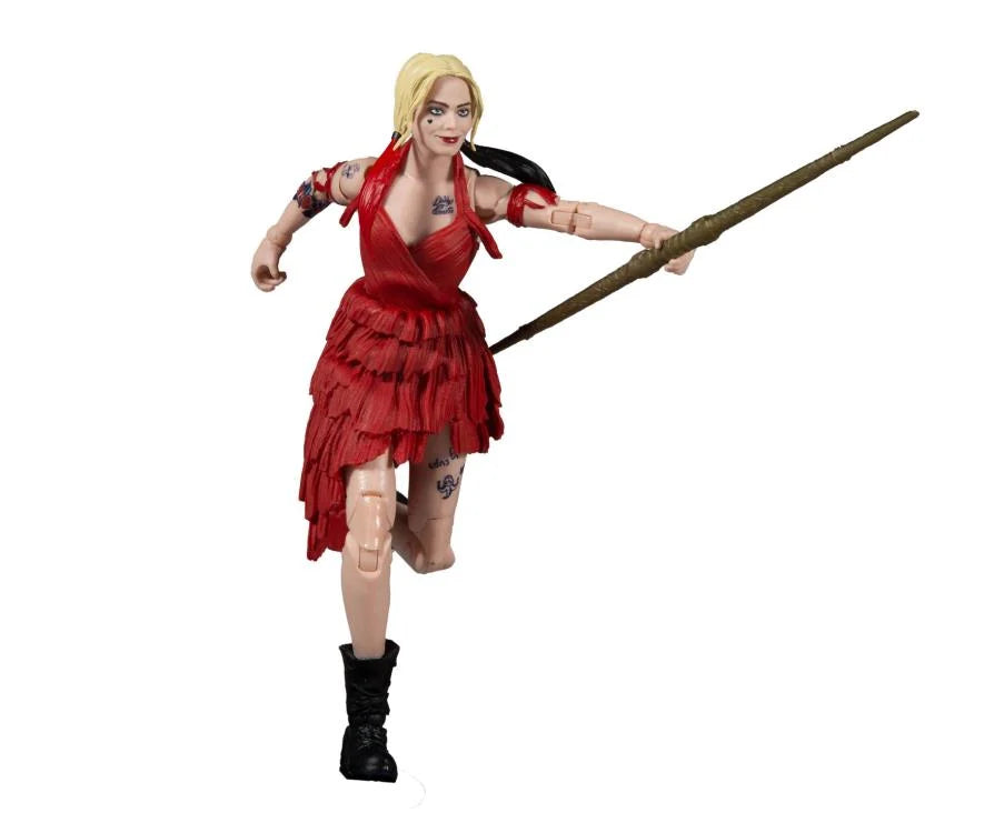 DC Multiverse The Suicide Squad Movie Harley Quinn Action Figure - 7-Inch Collectible Toy with Accessories - Perfect for Fans, Collectors, and Cosplay Scenes