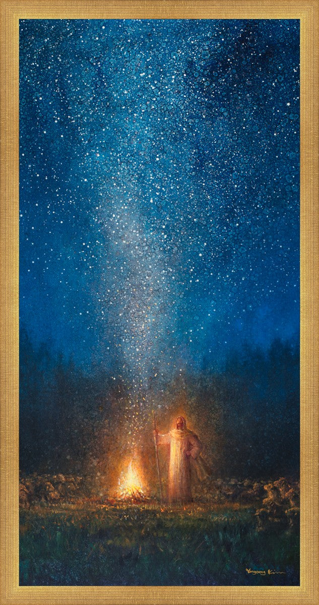 He Will Protect Us - Inspirational Christian Wall Art for Home & Office Decor - Perfect for Living Room, Bedroom, or Church Display