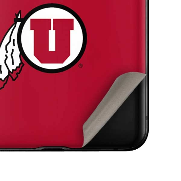 Officially Licensed University of Utah Samsung Galaxy Z Flip Phone Skin | Custom Decal Sticker for Z Flip 3/4/5 | Durable Protective Cover for School Spirit & Daily Use
