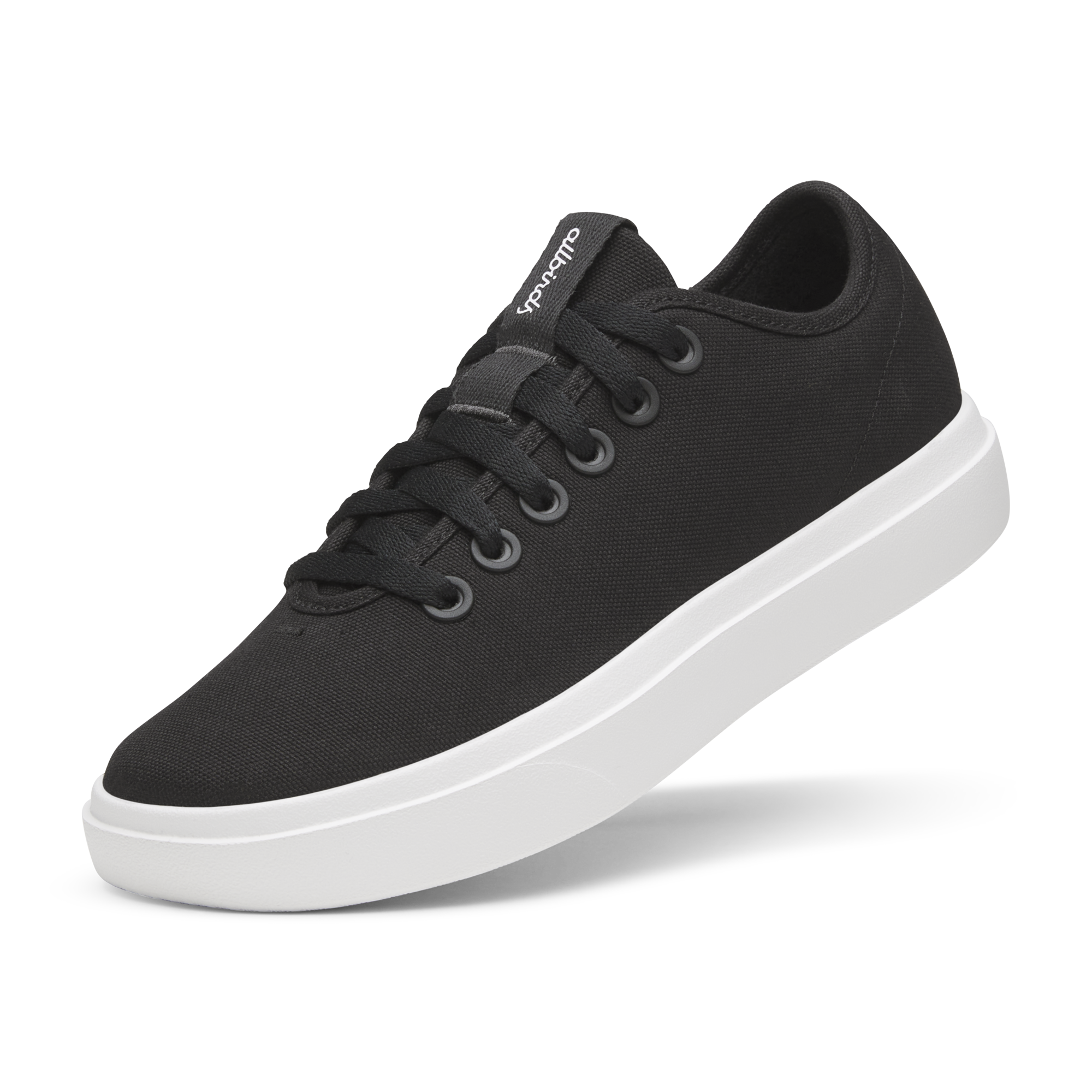 Men's Canvas Piper Shoes - Natural Black with Blizzard Sole | Comfortable & Stylish Casual Sneakers for Everyday Wear, Walking & Outdoor Activities