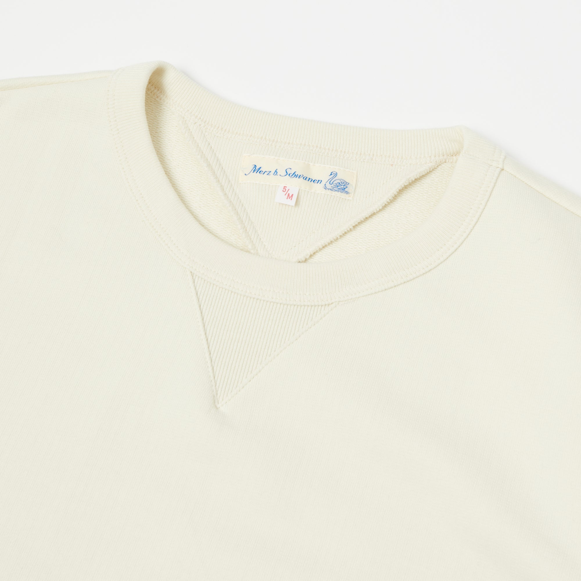 Merz b. Schwanen 346 Premium Organic Cotton Crew Neck Sweatshirt - Oat Color | Classic Comfort for Men & Women | Perfect for Casual Wear, Layering & Everyday Outfits