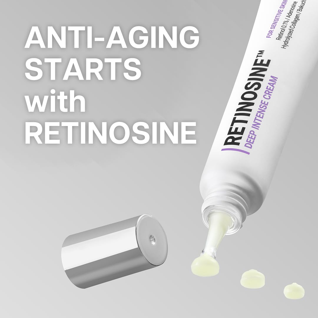 ROVECTIN Retinol Cream 0.15% for Sensitive Skin - Korean Skincare | Night Repair & Anti-Aging
