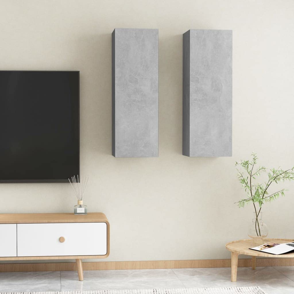 Modern Entertainment Center TV Stand - 2-Piece Media Console for Home Theater, 12