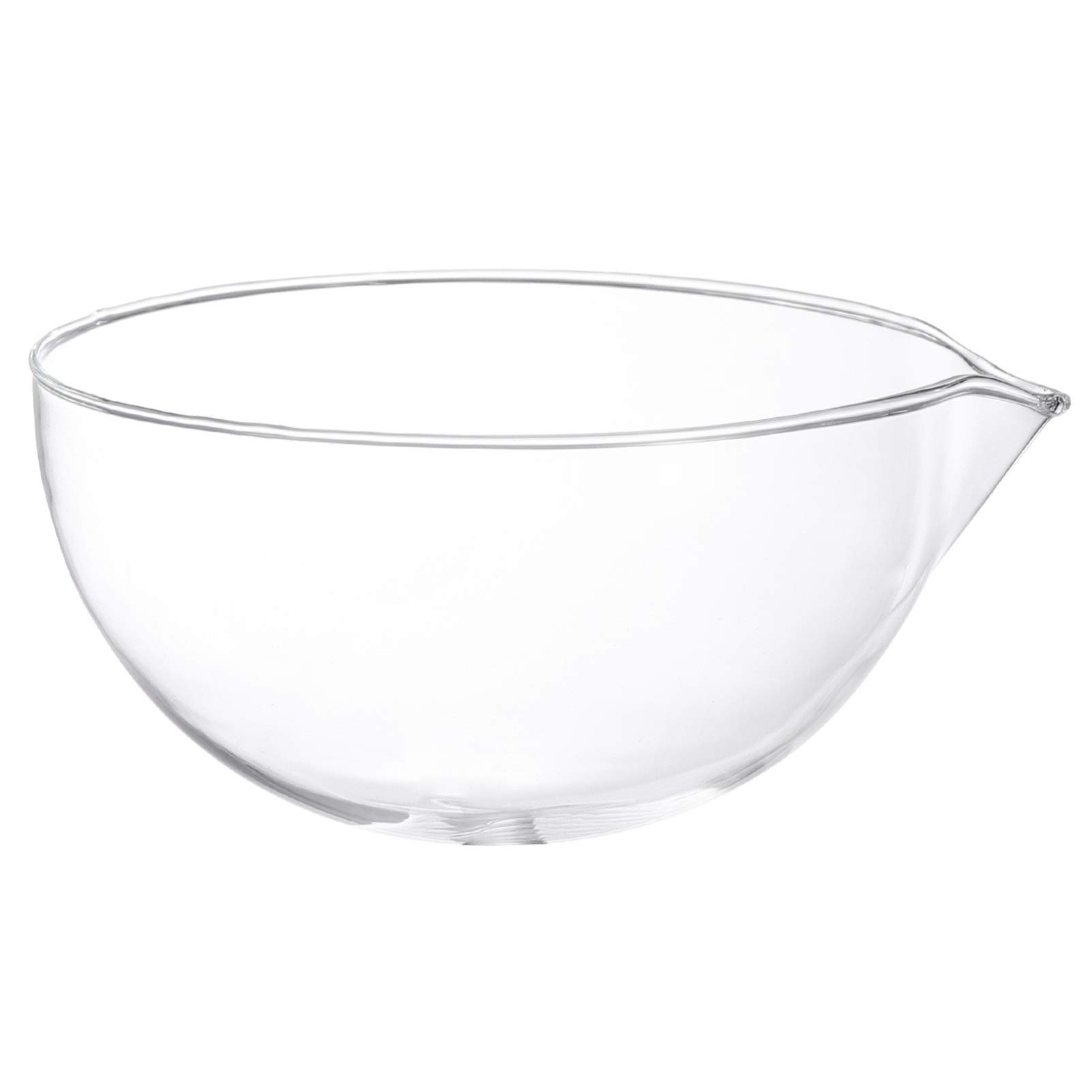 Baluue Lab Evaporating Dish - 1pc Clear Glass Basin for Mixing & Terrarium Use
