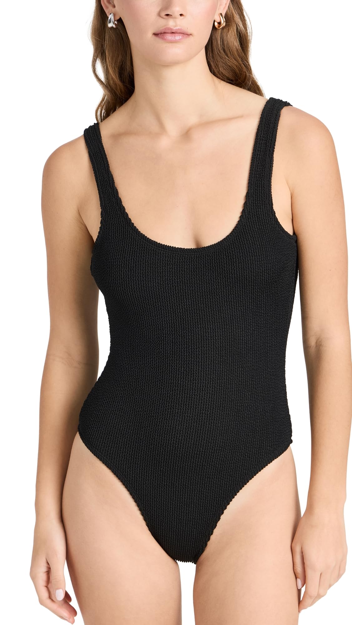 Good American Women's Always Fits One Piece Swimsuit - Flattering One-Piece Bathing Suit for Women, Tummy Control Swimwear for Beach & Pool Vacations