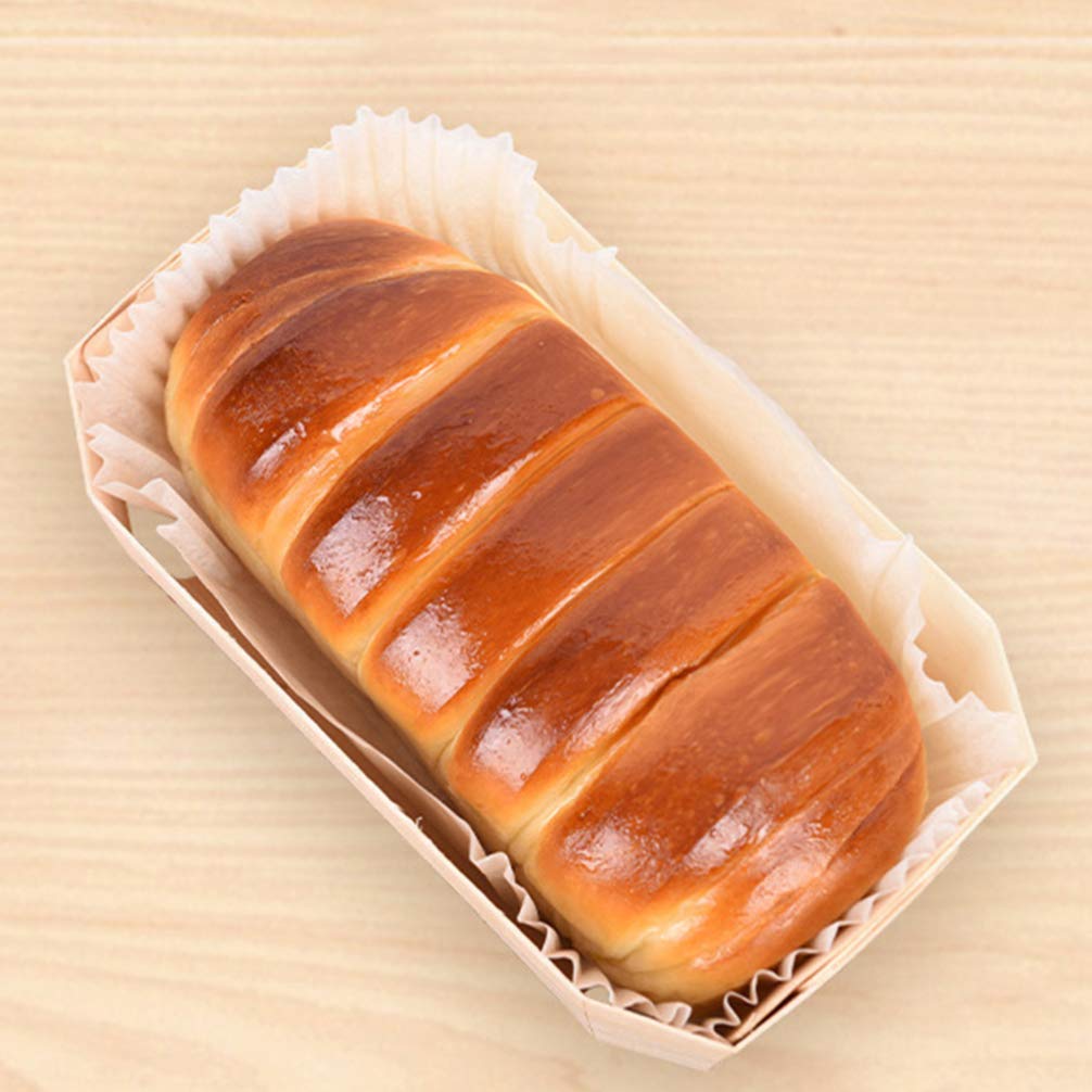 Hemoton 10-Piece Bread Loaf Pan Set - Nonstick Wooden Baking Pans for Homemade Bread, Cakes & Pastries - Perfect for Kitchen Baking Supplies, Holiday Baking & Gift Giving