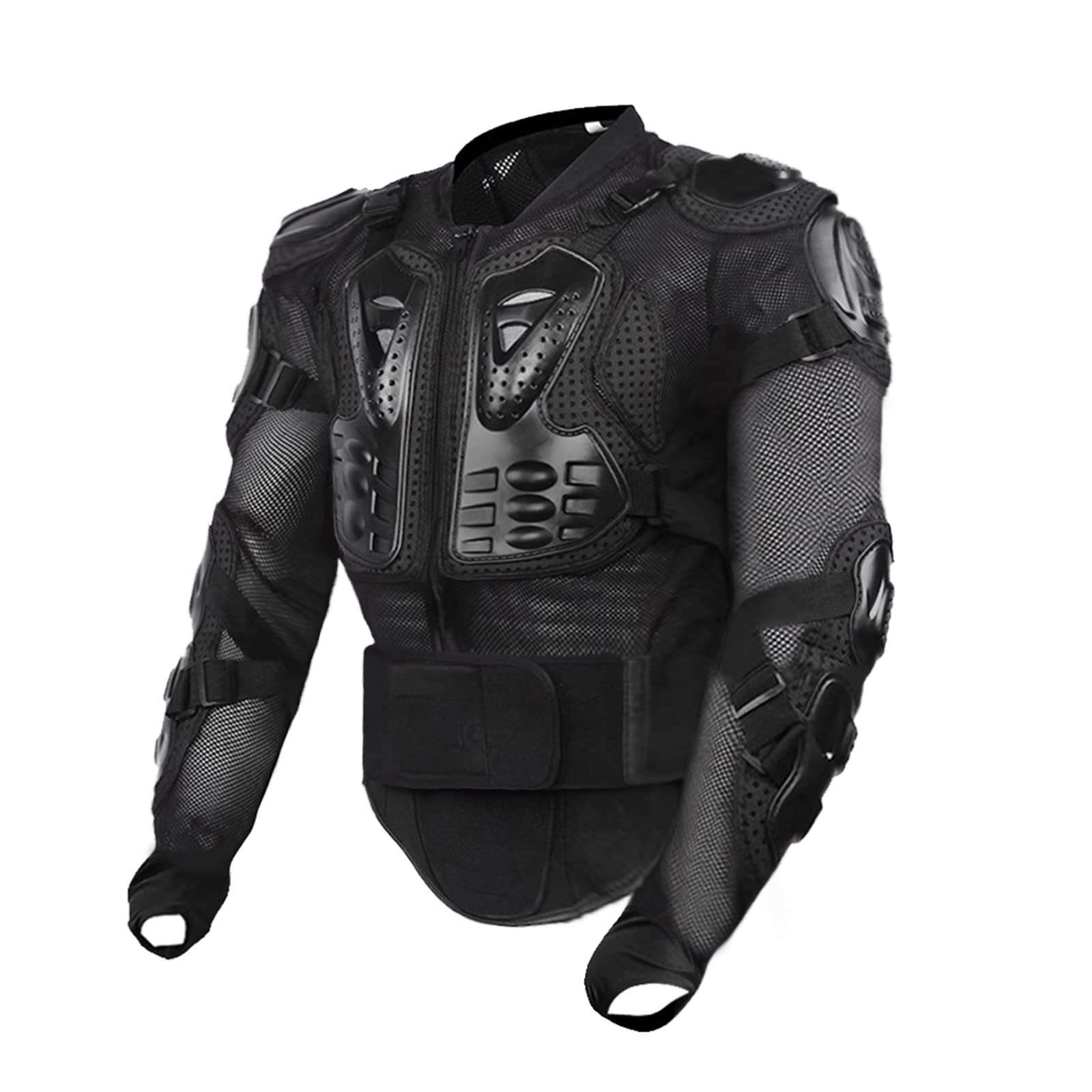 Motorcycle Armor Jacket with Spine & Chest Protection - Motocross & MTB Gear for Riders