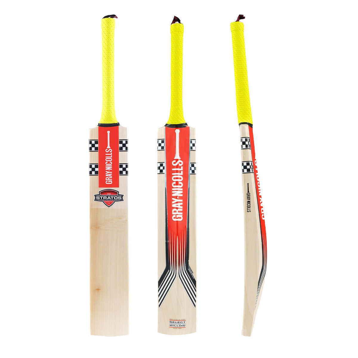 Gray Nicolls Stratos Gen 1.1 300 Cricket Bat - Premium English Willow for Professional Players - Perfect for Test Matches & Training Sessions