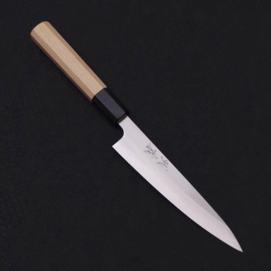 Premium #1 Polished Buffalo Magnolia Handle Petty Knife 135mm - Perfect for Slicing, Peeling & Precision Kitchen Tasks