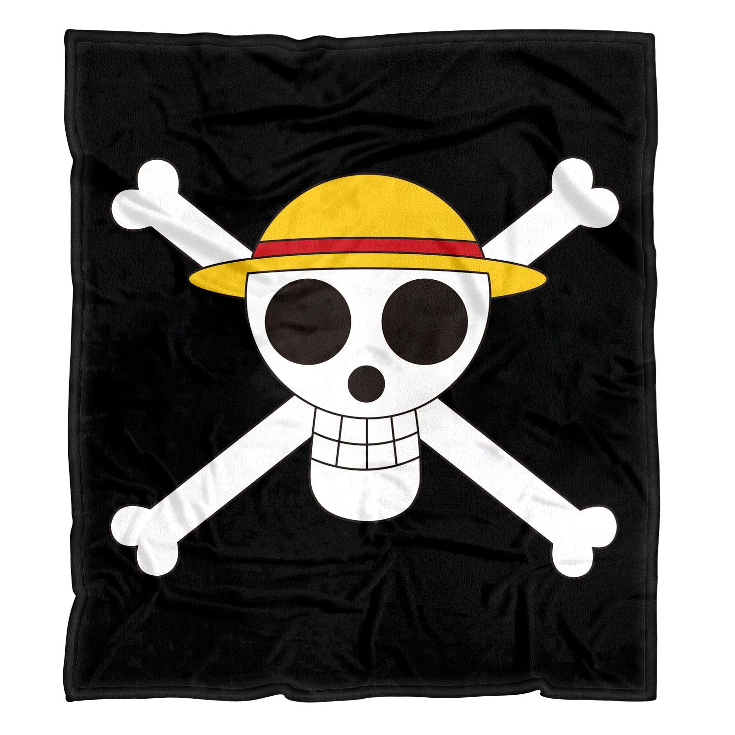 One Piece Anime Blanket - Luffy Soft Flannel Throw Blanket 60