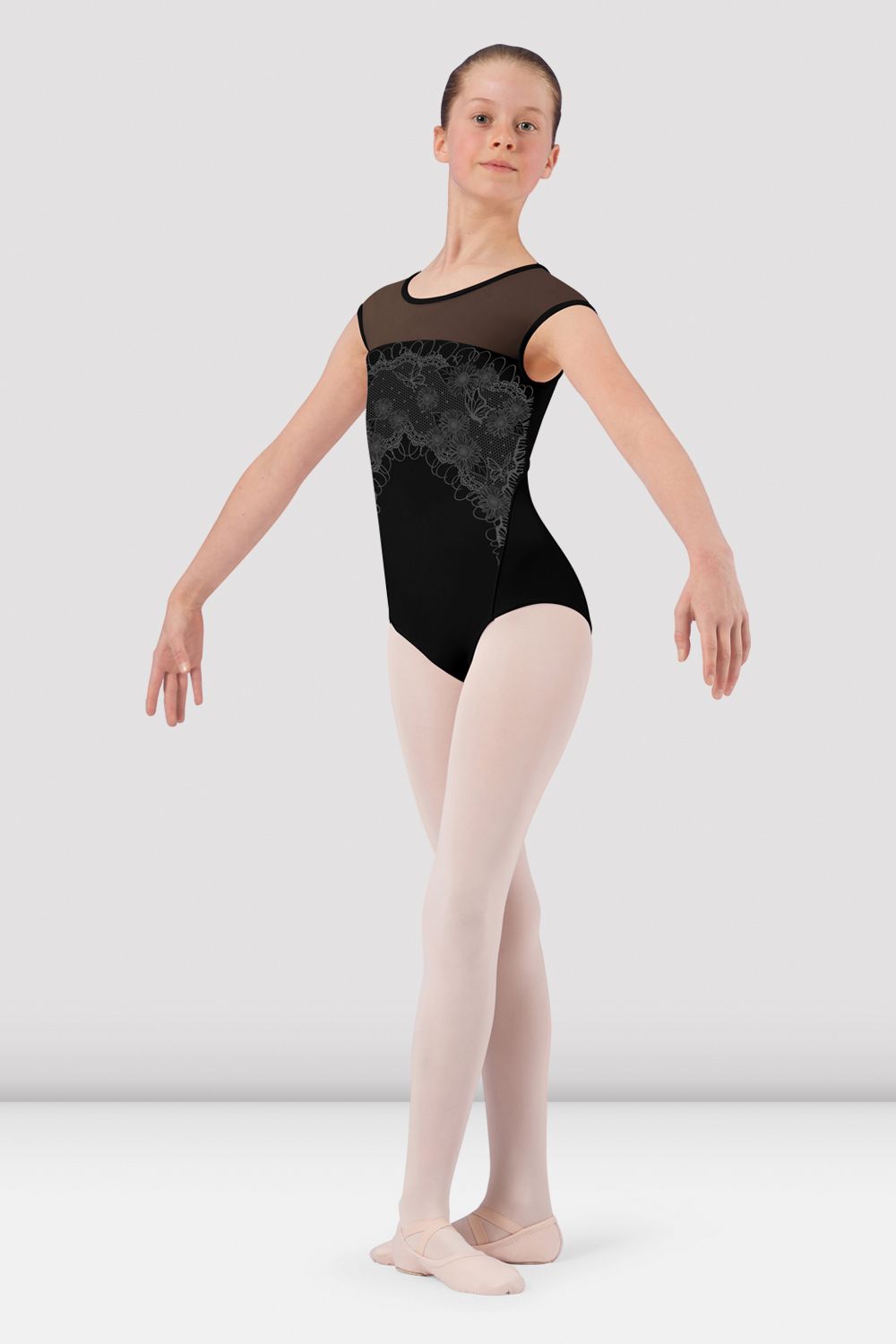 Girls Katalina Cap Sleeve Leotard - Ballet Dancewear for Kids, Toddler & Youth - Perfect for Ballet Class, Recital & Performance