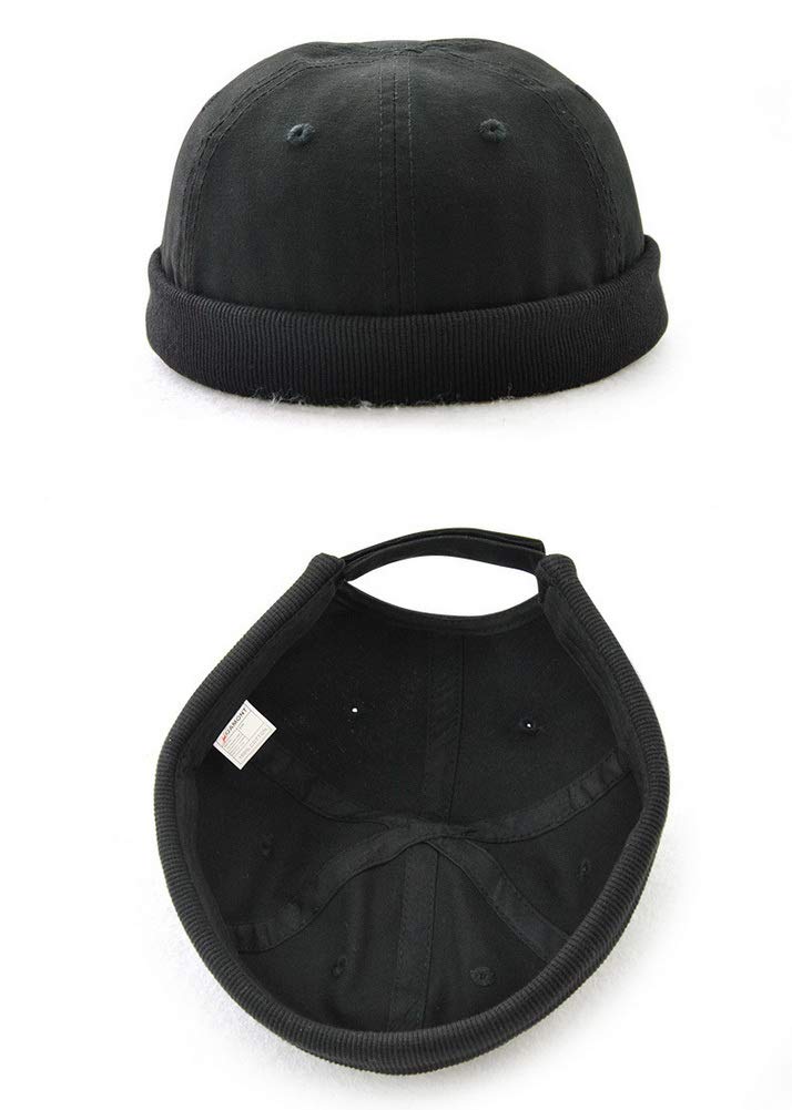 Men's & Women's Retro Beanie Hat - Rolled Cuff Brimless Sailor Cap for Winter Warmth | Perfect for Outdoor Activities, Work, and Casual Wear