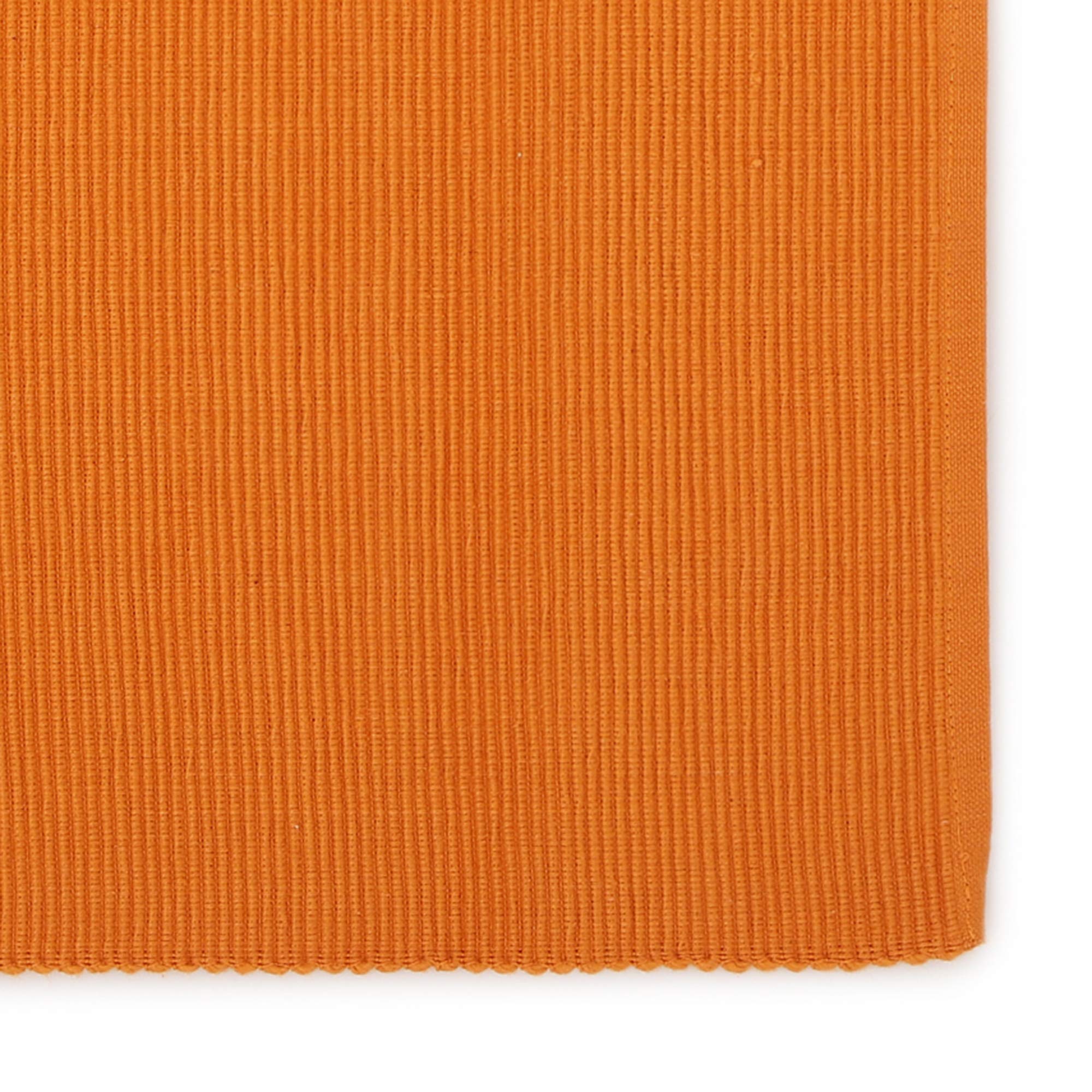 REDEARTH Thanksgiving Table Runner - 100% Cotton Woven Table Linen for Dining, Coffee & Console Tables | Fall & Christmas Decor in Burnt Orange (14x72) | Perfect for Holiday Gatherings & Seasonal Home Styling