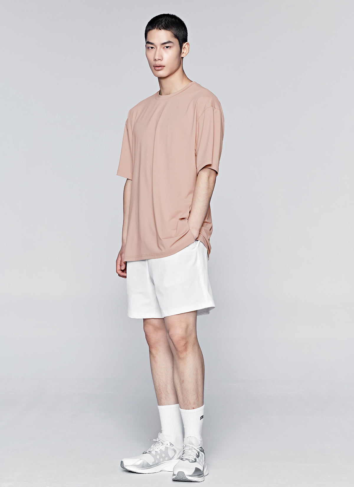 Men's Ice Feather Slim Fit Short Sleeve T-Shirt - Lightweight & Breathable Summer Casual Wear for Outdoor Activities