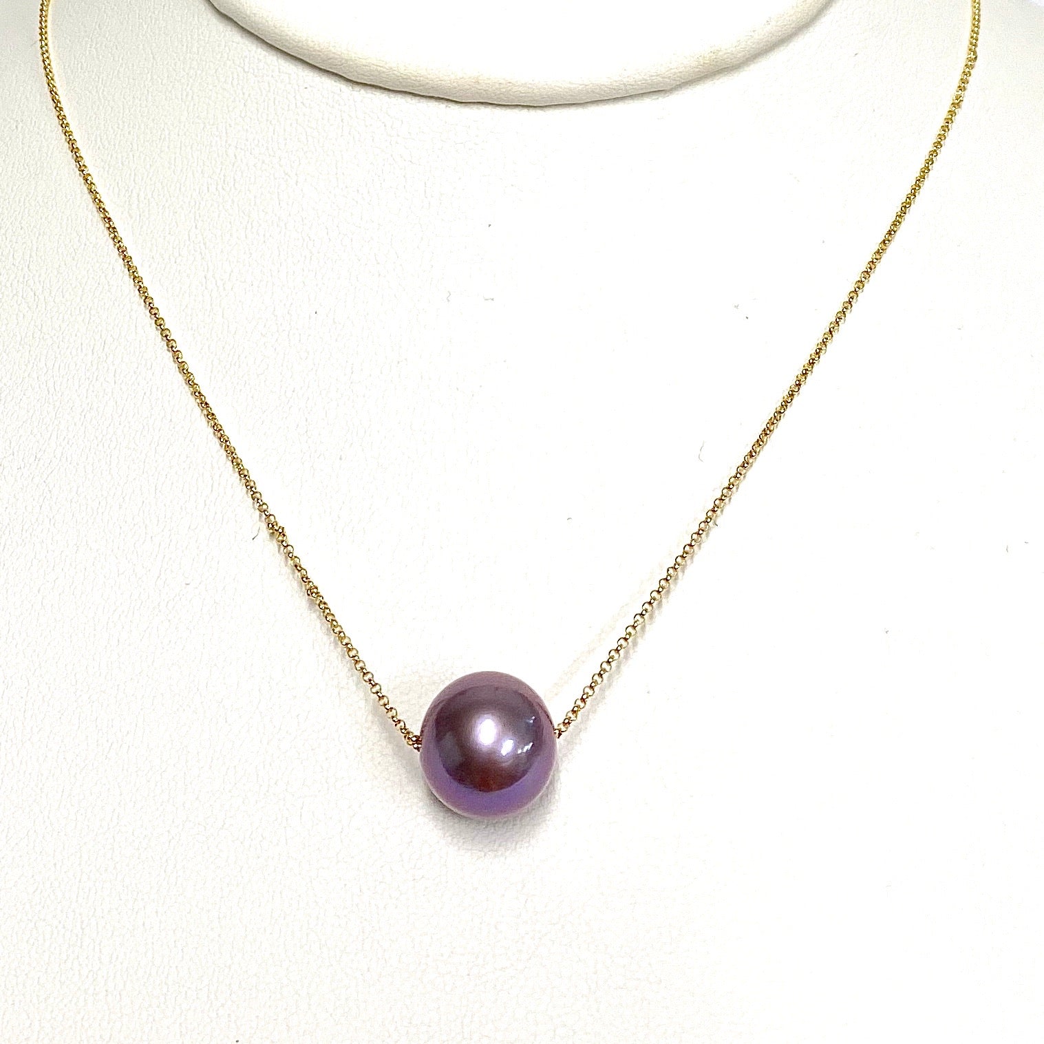 AAA Grade Magenta Edison Pearl Necklace (N368) - Elegant Jewelry for Women, Perfect for Weddings, Parties & Special Occasions