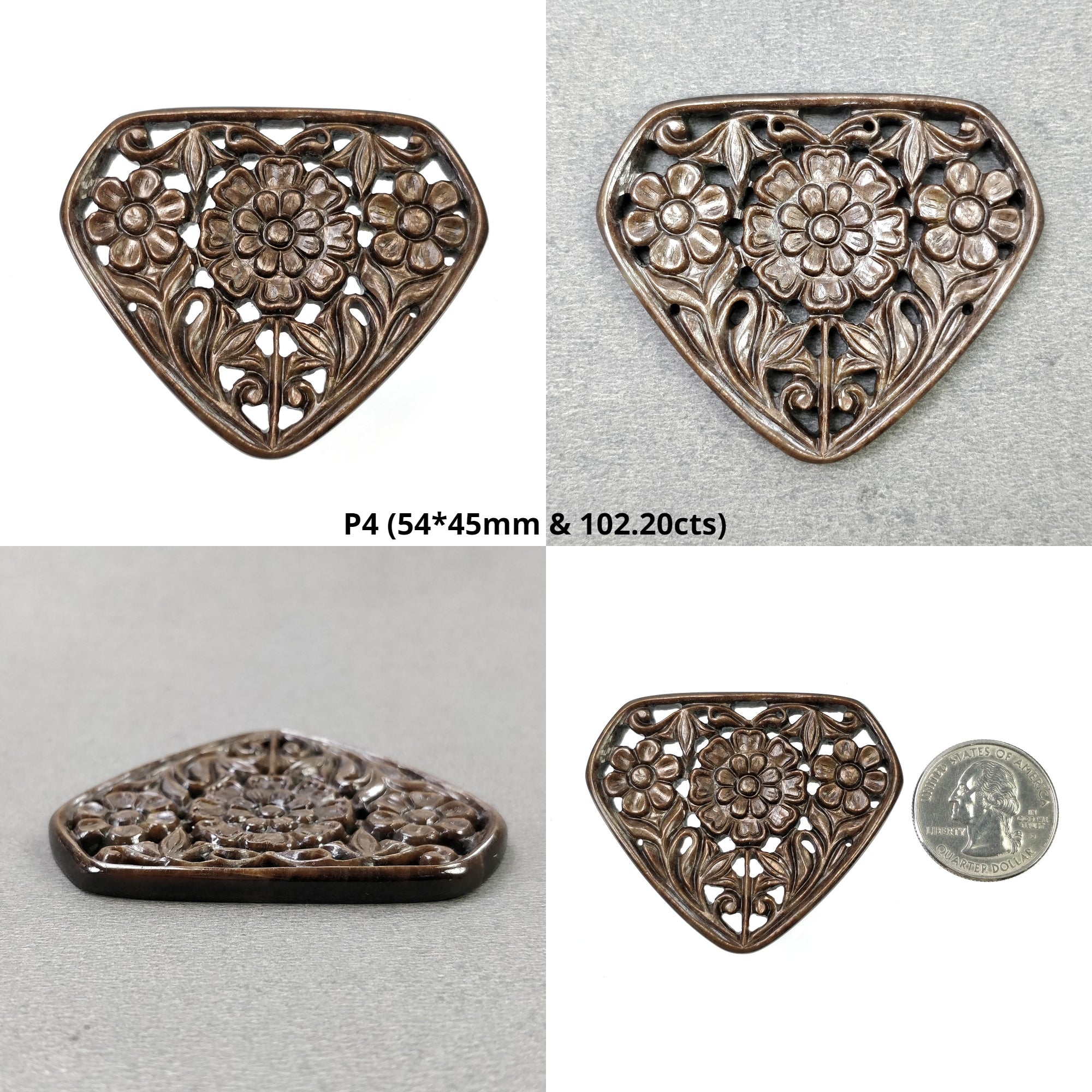 Natural Untreated Golden Brown Chocolate Sapphire Gemstone Carving - Hand Carved Pear Oval Uneven Shape for Jewelry Making, Collectors & Spiritual Healing | Unique Gemstone Gift for Birthdays & Anniversaries
