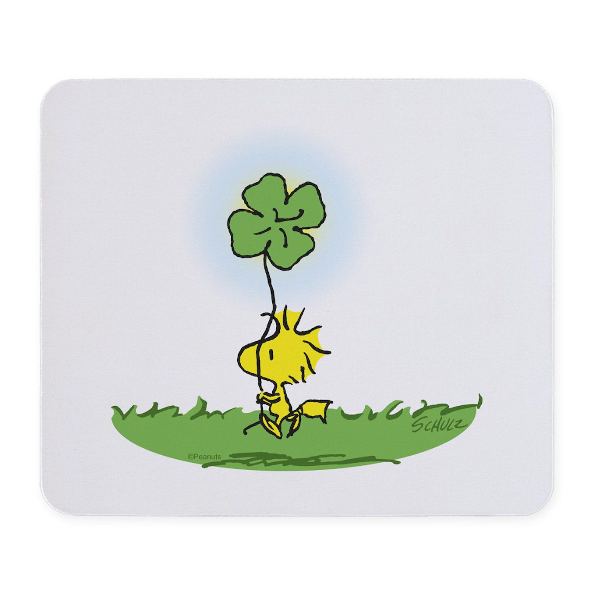 Non-Slip Rubber Gaming Mousepad with Woodstock Shamrock Design - Perfect for Office, Gaming & Home Use