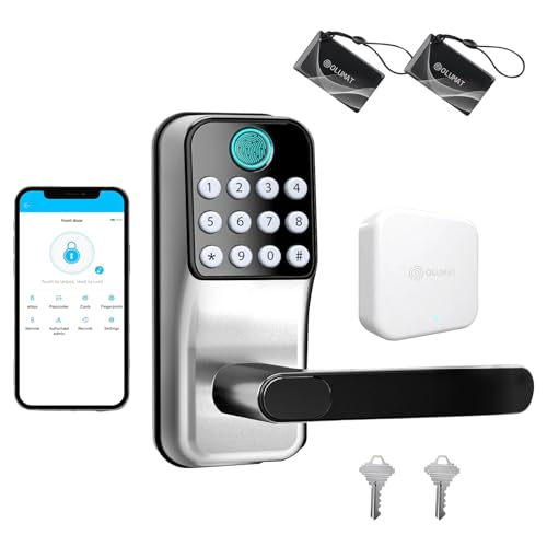 Silver Smart Lock+ Wifi Gateway