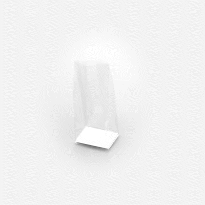 Clear Plastic Gusset Bags with Flat Bottom - Heat Sealable 2