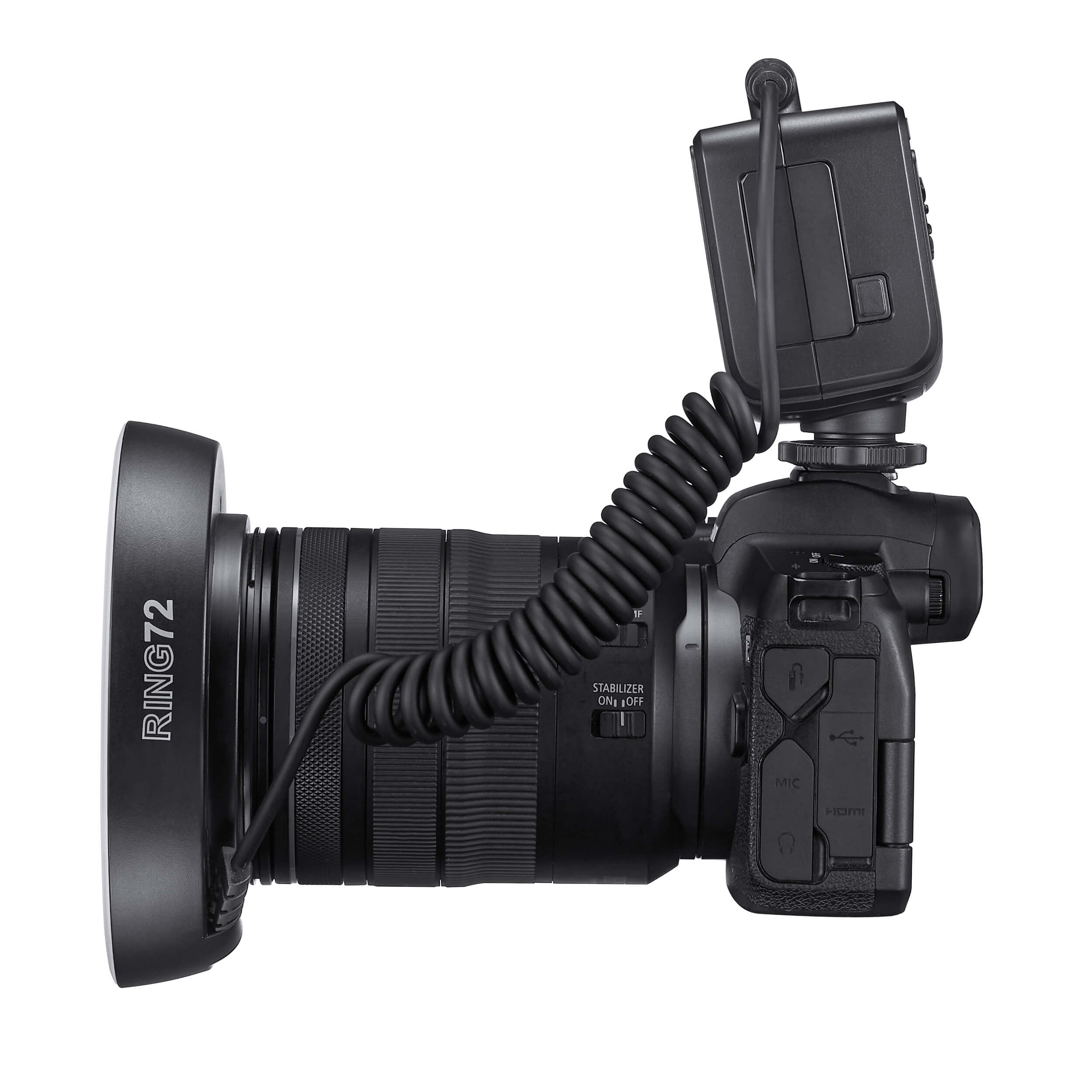 RING72 8W Daylight Balanced LED Macro Ring Light for DSLR Camera Photography - Perfect for Close-Up Shots, Product Photography & Videography