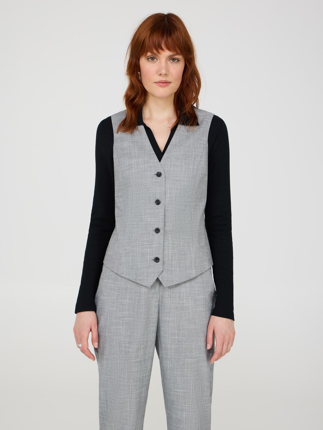Men's 4-Button Slim Fit Vest for Business & Casual Wear - Stylish Layering Piece for Office, Wedding & Outdoor Activities