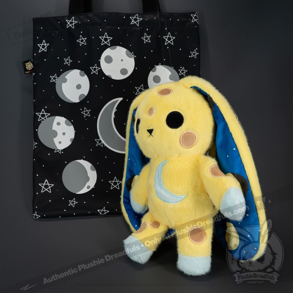 Plushie Dreadfuls Full Moon Bunny Stuffed Animal - Soft Cuddly Plush Toy for Kids, Gifts & Halloween Decor