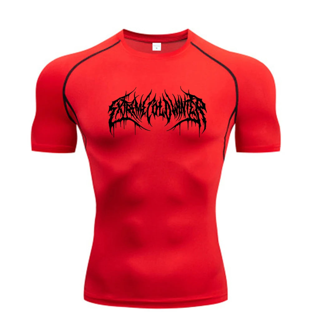 Men's Quick Dry Compression T-Shirt - Short Sleeve Workout Top for Running, Gym & Bodybuilding | Summer Fitness Shirt (S-3XL) | Ideal for Cross Training, Jogging & Active Lifestyle