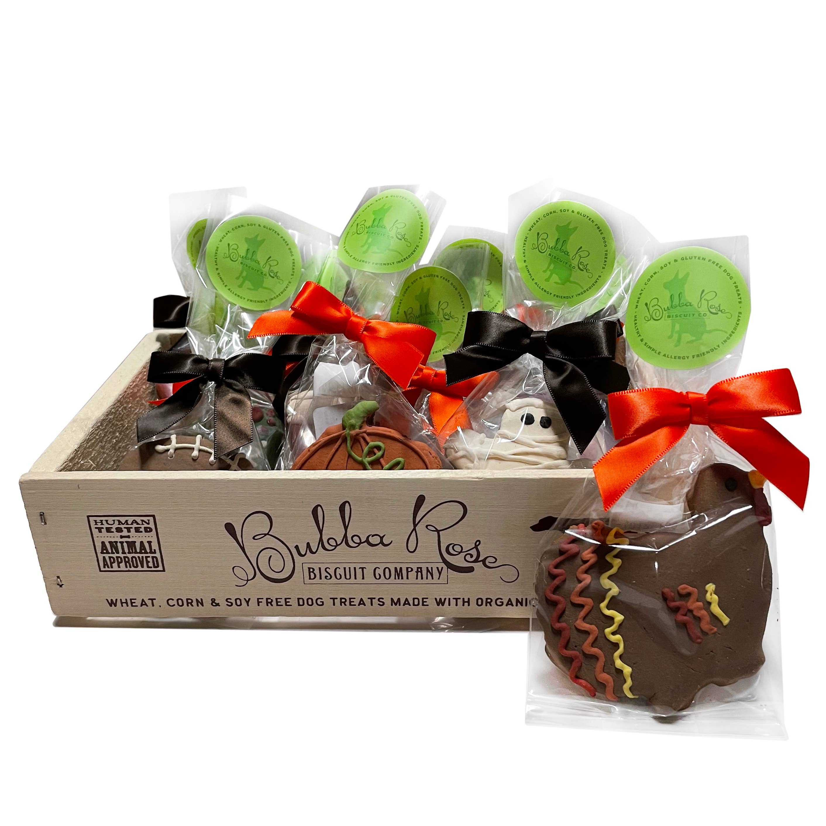 Individually Wrapped Fall-Themed Candy Set with Free Display Stand - Perfect for Halloween Parties, Thanksgiving Desserts & Autumn Gift Baskets