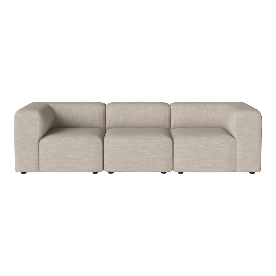 Modern Angle 3-Seater Sofa - Comfortable L-Shaped Sectional Couch for Living Room, Lounge & Small Spaces - Perfect for Apartments, Dorms and Cozy Home Decor