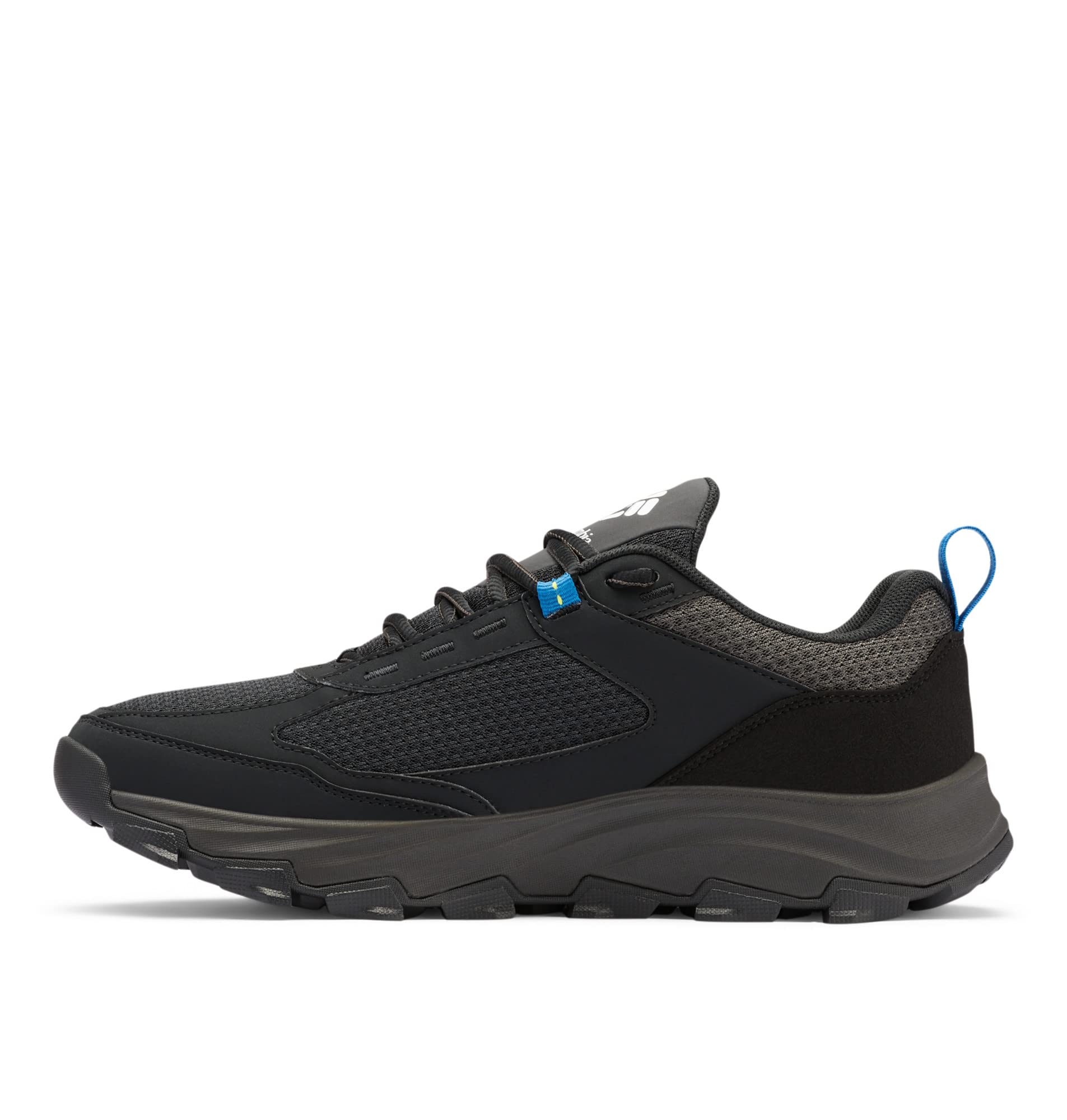 Columbia Men's Hatana Max OutDry Waterproof Hiking Shoes - Black/White, Size 11.5 | Lightweight Trail Running Shoes for Outdoor Adventures & Mountain Trekking