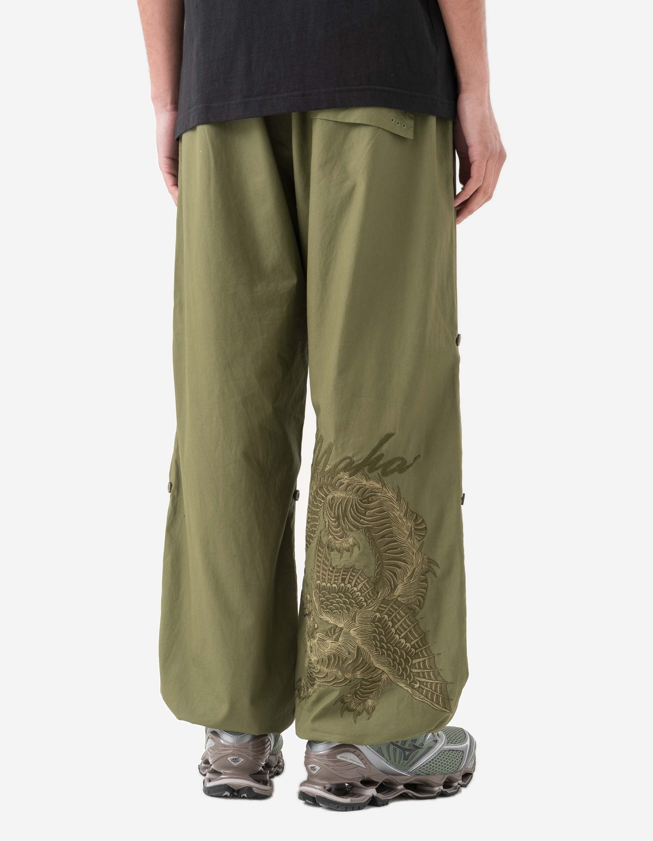 6091 Tiger Dragon Loose Snopants Olive OG 107F - Military Style Cargo Pants for Outdoor Adventure & Tactical Wear