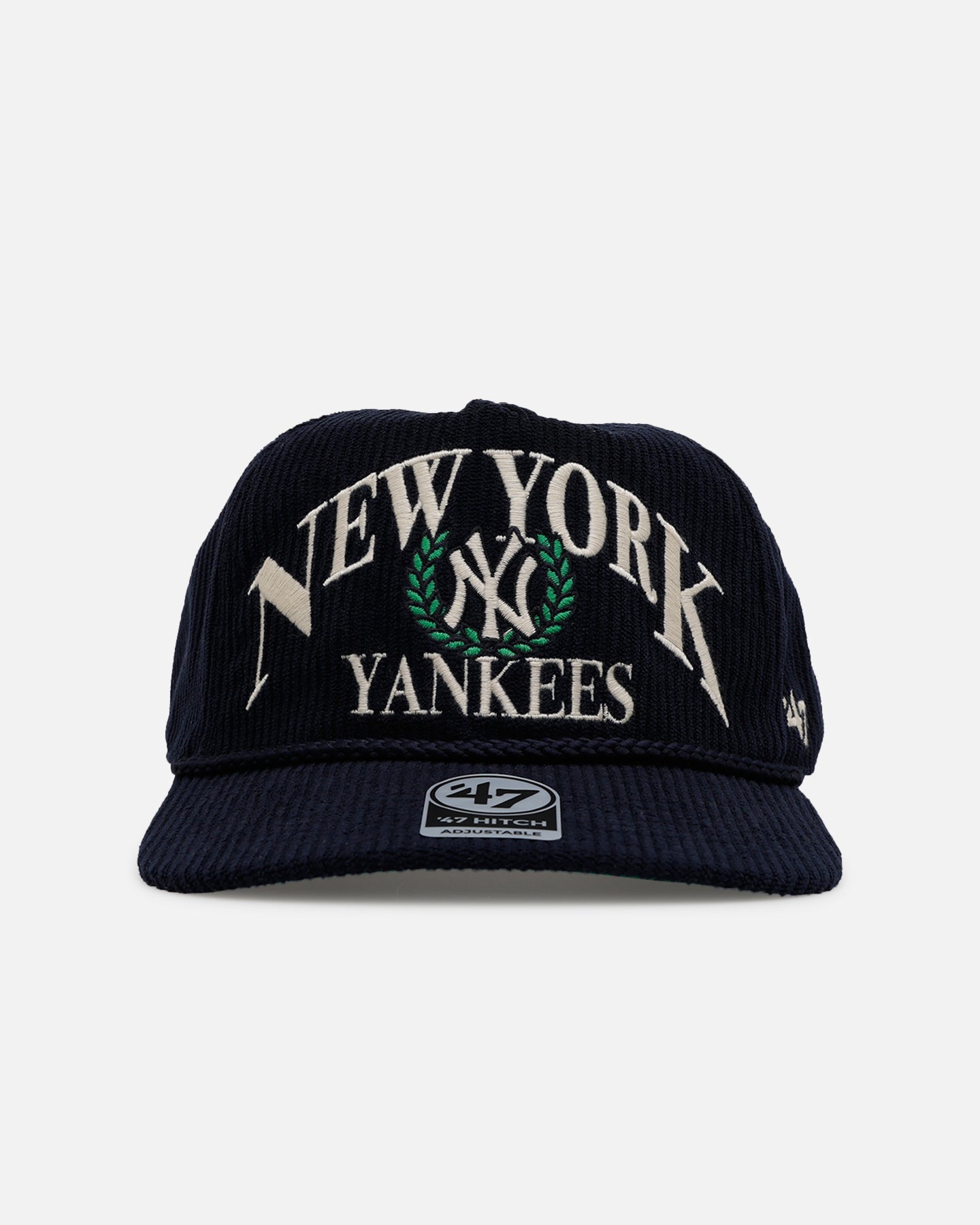 New York Yankees 'Pitchout' 47 Hitch Corduroy Snapback Hat - Navy Blue Adjustable Baseball Cap for Men & Women - Perfect for Games, Streetwear & Casual Outfits
