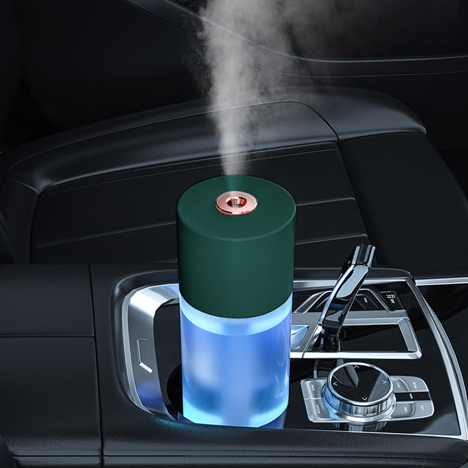 Portable USB Mini Aromatherapy Air Purifier & Humidifier - Essential Oil Diffuser with Night Light for Home, Office, Bedroom - Creates Relaxing Atmosphere for Yoga, Meditation & Sleep