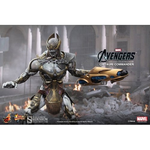 Chitauri Commander 1:6 Scale Collectible Action Figure - Premium Hot Toys Marvel Movie Replica for Display & Cosplay