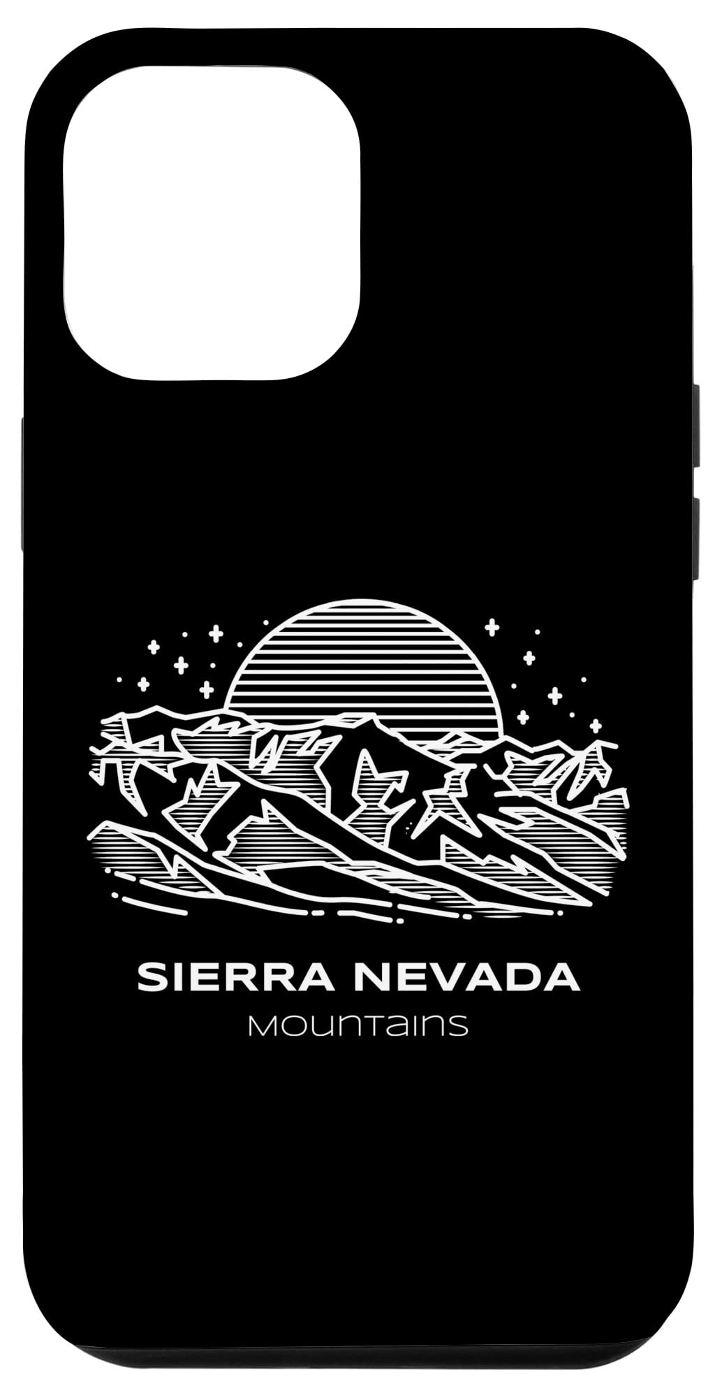 iPhone 12 Pro Max Case - Shockproof & Scratch-Resistant Protective Cover for Hiking, Outdoor Adventures & Travel | Sierra Nevada Mountains Inspired Design