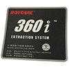 360i Rear Control Box Decal - Replacement Sticker for 360i Robot - Perfect for Home Cleaning & Maintenance