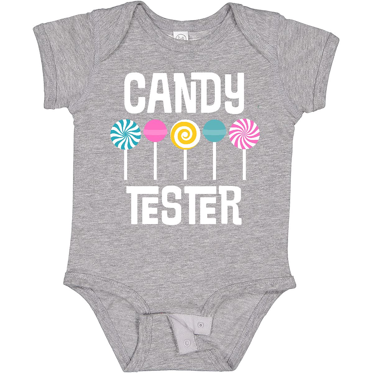 Inktastic Candy Tester Cute Sweets Baby Bodysuit - Adorable Infant Onesie for Newborns & Toddlers - Perfect for Birthday Parties, Photo Shoots & Everyday Wear