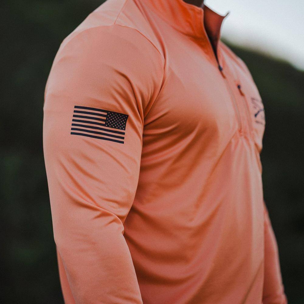 Overwatch 1/4 Zip Pullover Sweatshirt - Apricot Crush | Gaming Apparel for Casual Wear & Esports Fans