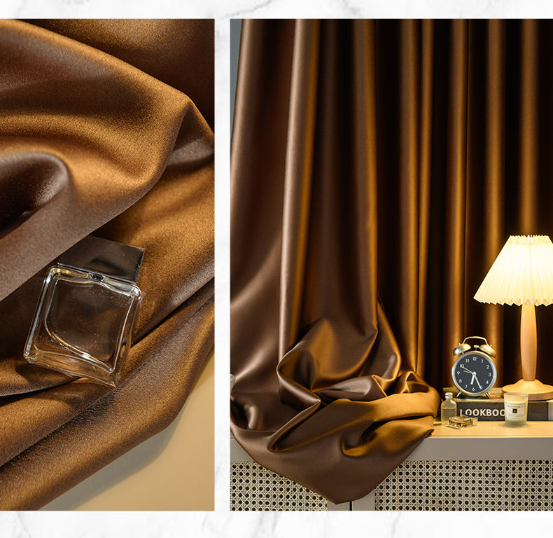 Emily Solid Soundproof & Thermal Blackout Custom Curtains - Noise Reducing & Energy Saving Window Treatments for Bedroom, Nursery & Home Theater