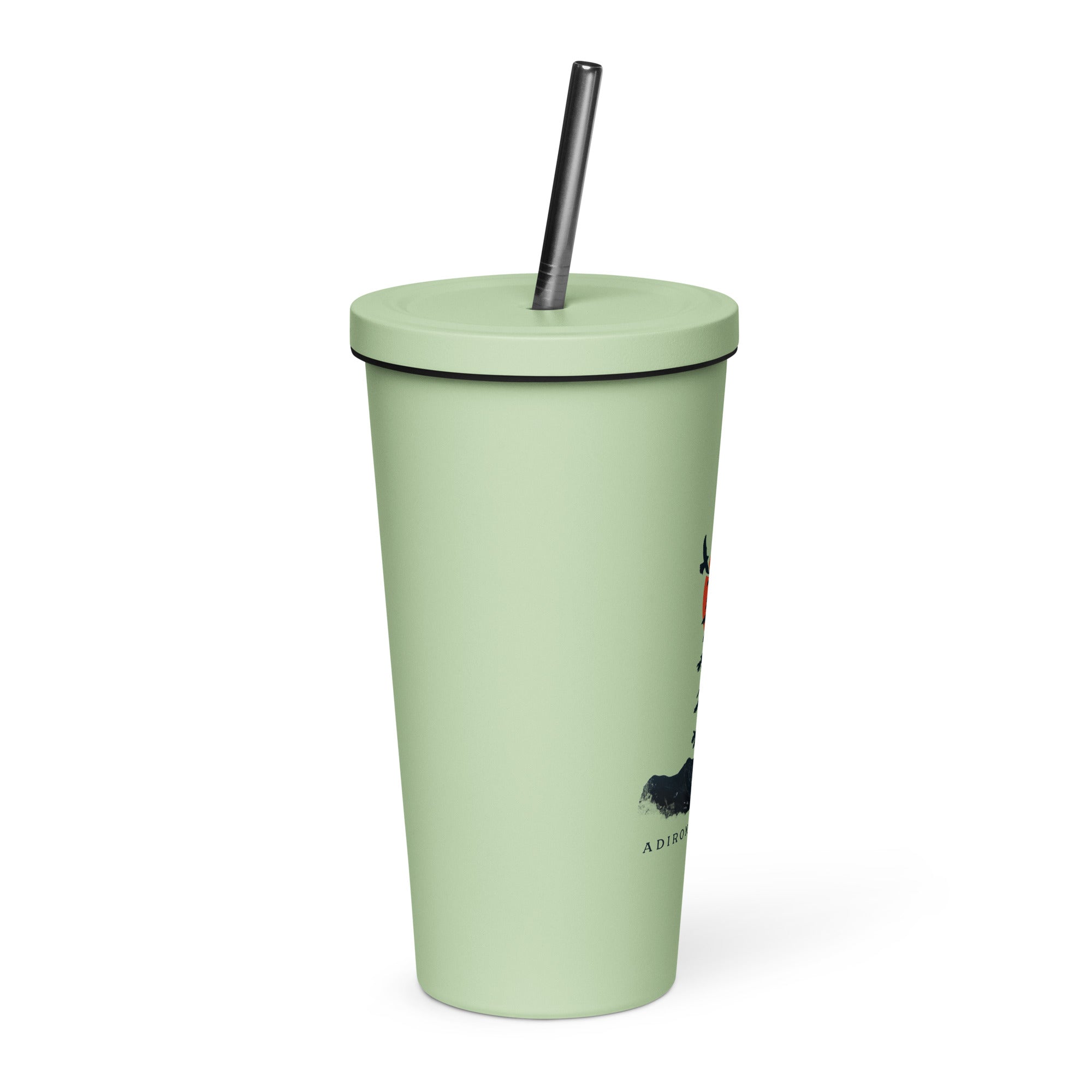 Great Roots Insulated Tumbler - 20oz Stainless Steel Vacuum Flask with Lid & Straw - Keeps Drinks Hot/Cold for 24 Hours - Perfect for Office, Gym, Travel & Outdoor Activities