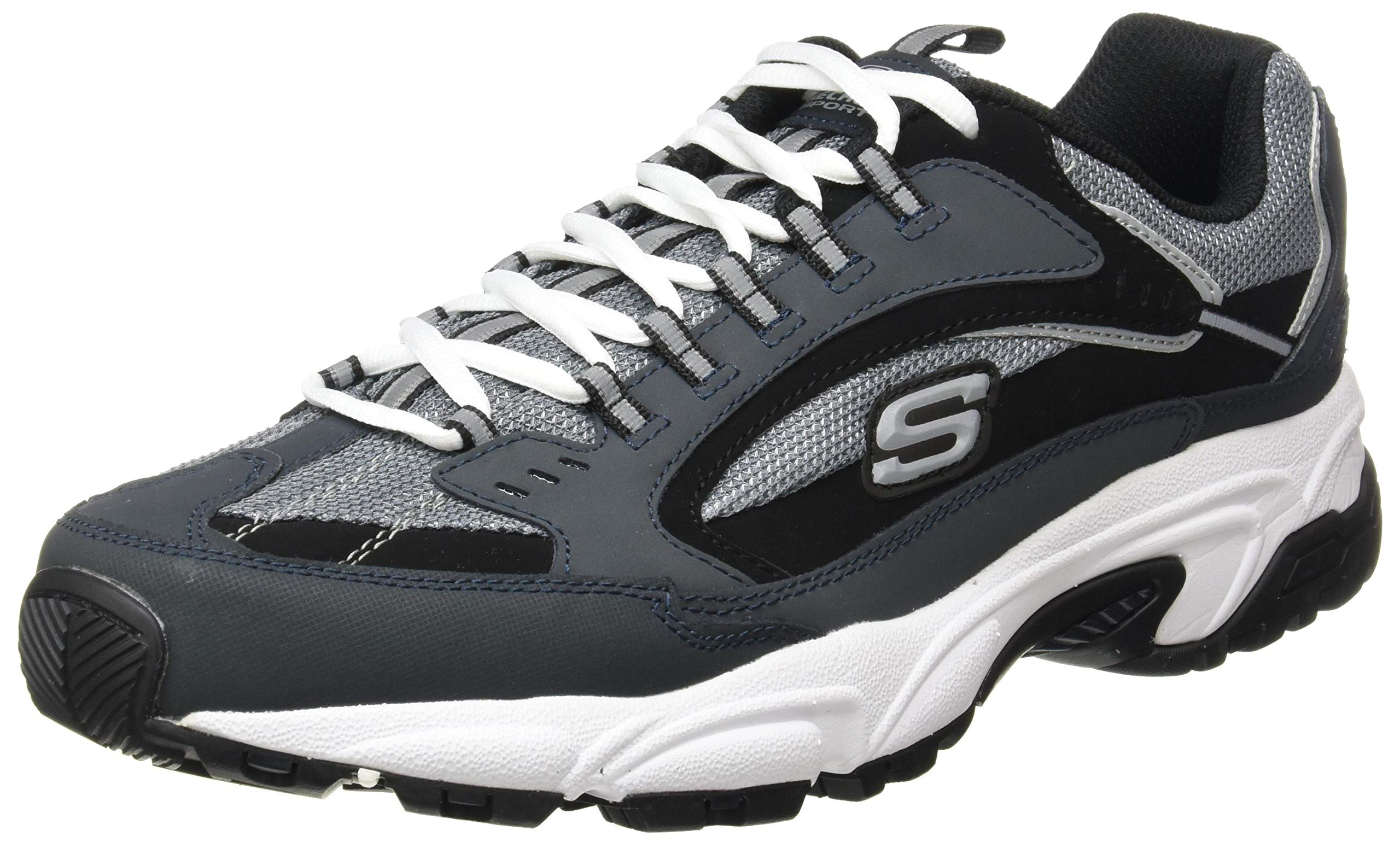 Skechers Sport Men's Energy Downforce Lace-Up Sneakers - Lightweight Running Shoes for Men with Cushioned Comfort - Perfect for Jogging, Gym Workouts & Casual Wear