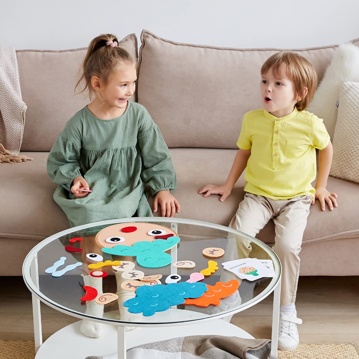 Emotional Learning Games for Kids - 9 Feelings Cards for Home & Classroom - Gift for 3-4 Year Olds - Perfect for Preschool Social Skills Development
