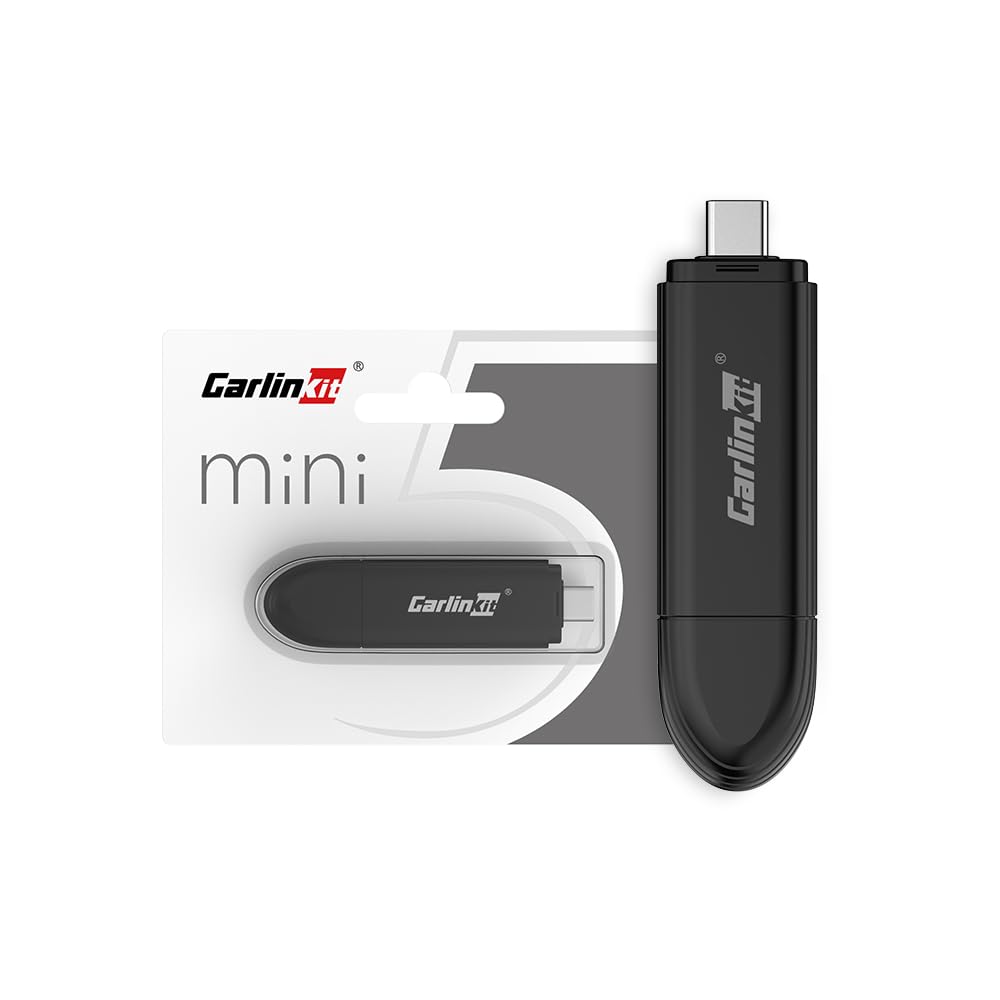 CarlinKit Mini SE Wireless CarPlay Adapter - Convert OEM Wired CarPlay to Wireless for iPhone iOS 10 & Above | Fast Connection, Zero Latency | Perfect for Commuting, Road Trips & Daily Driving