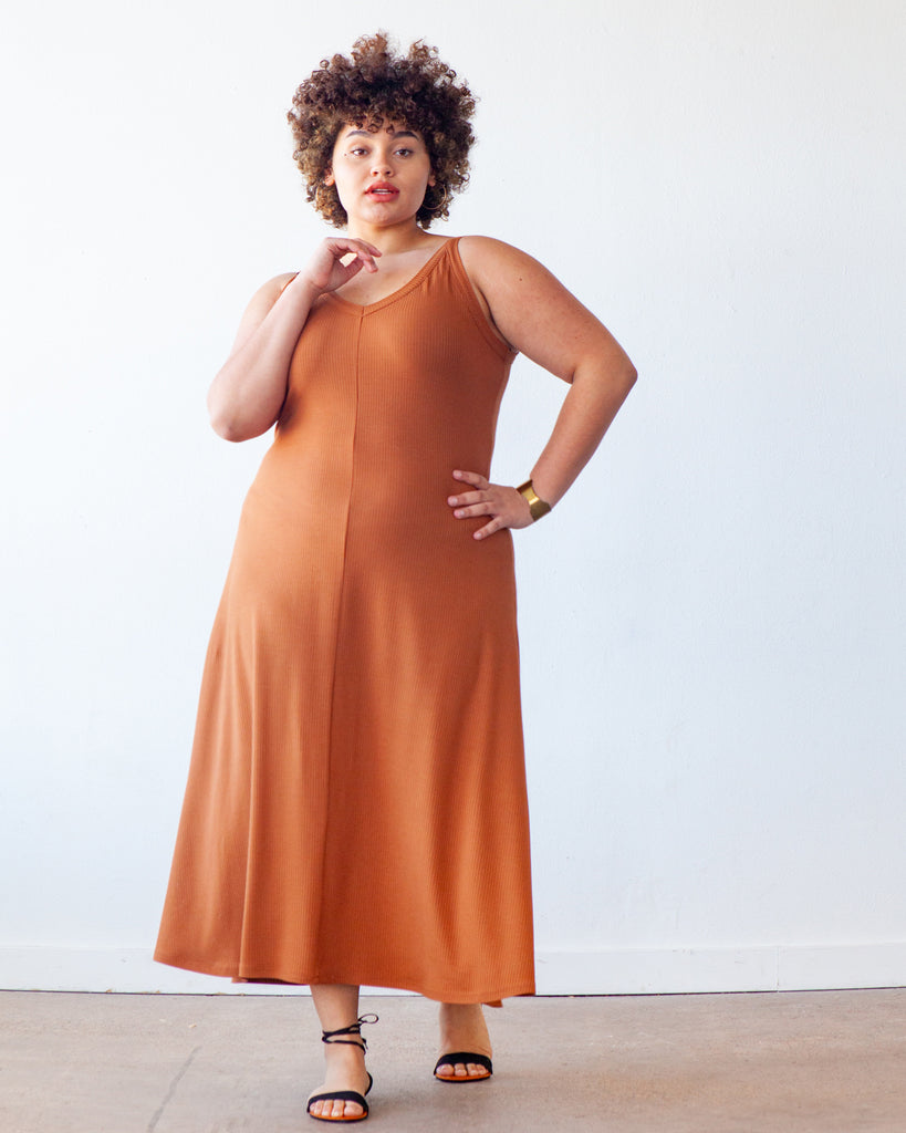 True Bias Zoey Tank & Dress - Size 14 (32) - Women's Flowy Summer Top & Dress for Casual Wear, Beach Outings & Date Nights