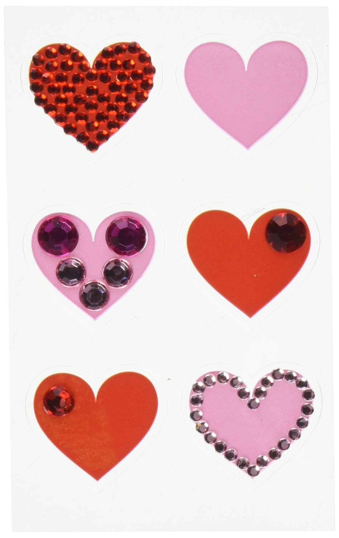 Me & My BIG Ideas Removable Phone Bling - Simple Hearts Cell Phone Embellishments for iPhone & Android | Perfect for DIY Phone Decoration & Personalization