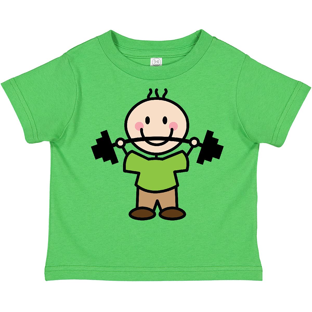 Inktastic Weightlifting Boy Toddler T-Shirt - Cute Workout & Gym Apparel for Kids - Perfect for Training, Sports & Active Play