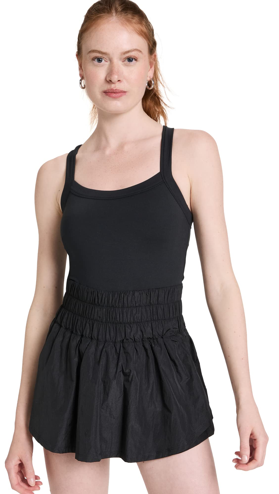 Free People Women's Way Home Skort Romper - Stylish Athletic Skirt Shorts for Yoga, Running & Casual Wear