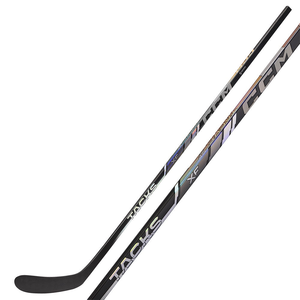 CCM Tacks XF Junior Ice Hockey Stick - Lightweight Composite Hockey Stick for Youth Players - Perfect for Practice, Games & Training